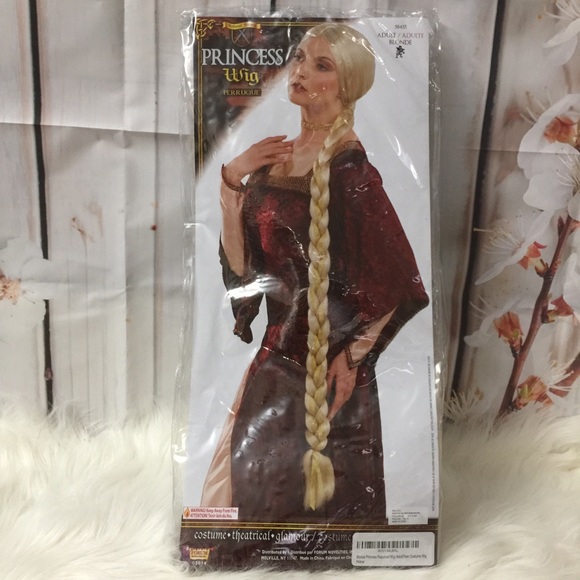 New Adult/Teen Long Blonde Princess Costume Wig - Picture 2 of 7
